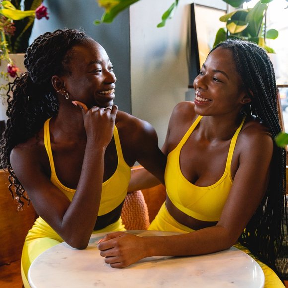Alala Other - Alala Peak Bra in Yellow